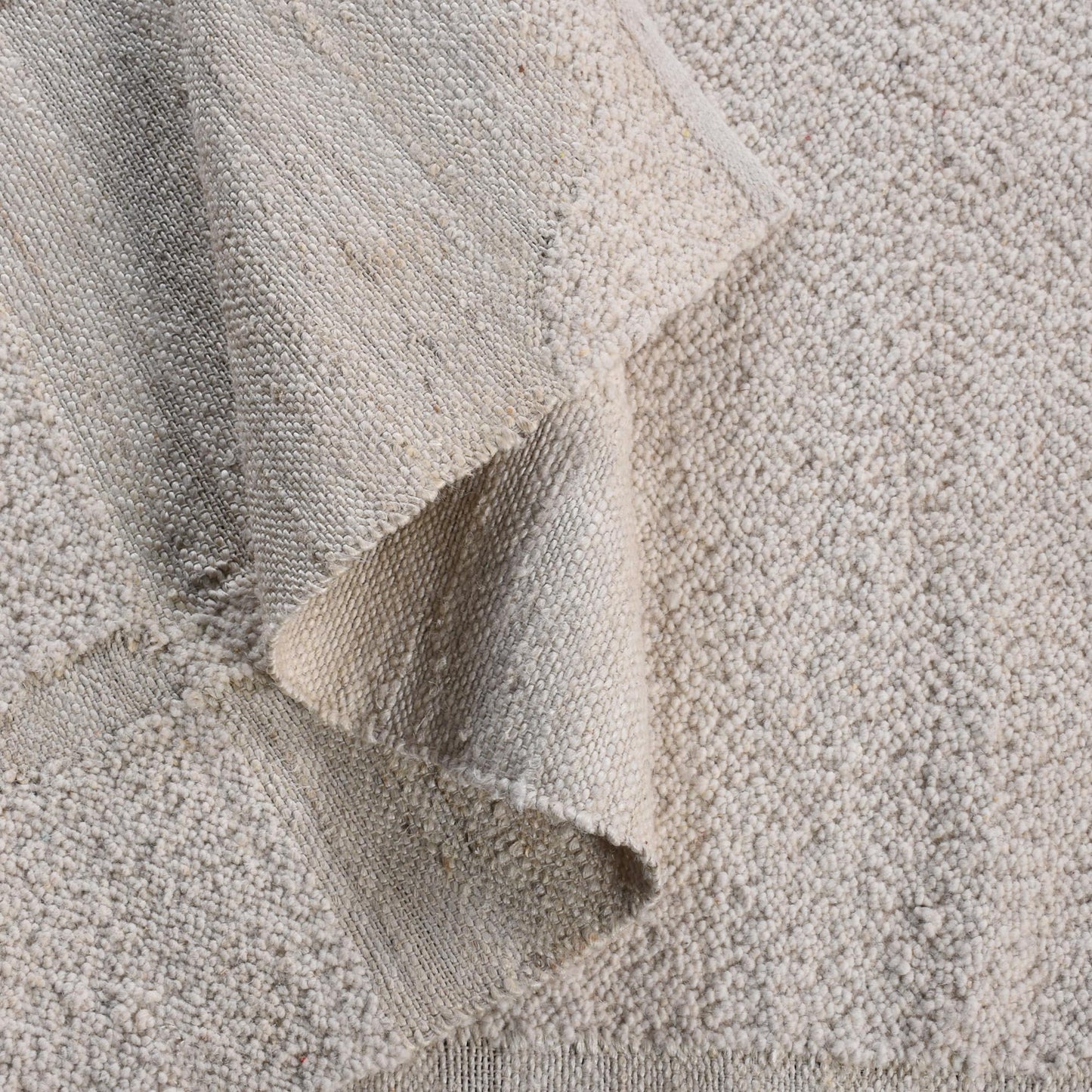 MILUTIN RUG - IVORY - HAND WOVEN - JUTE + WOOL