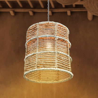 MIRANTE LAMP - NATURAL/IVORY - HAND MADE - JUTE