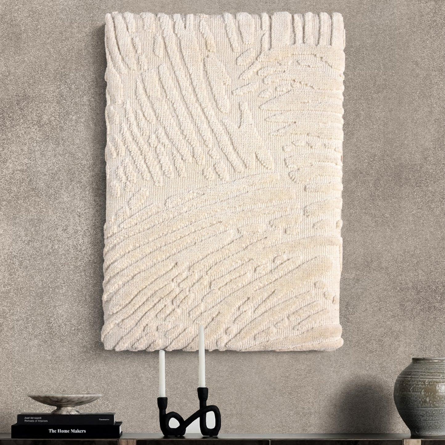 MITSUYO WALL ART - WOOL - MDF STRUCTURE