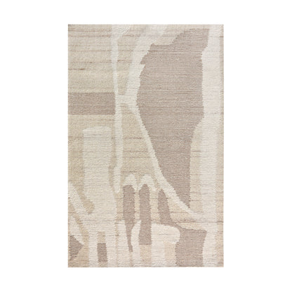 MLAVA RUG - IVORY/ BEIGE - WOOL - HAND WOVEN, OVER TUFTED