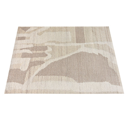 MLAVA RUG - IVORY/ BEIGE - WOOL - HAND WOVEN, OVER TUFTED