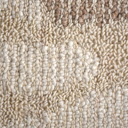 MLAVA RUG - IVORY/ BEIGE - WOOL - HAND WOVEN, OVER TUFTED
