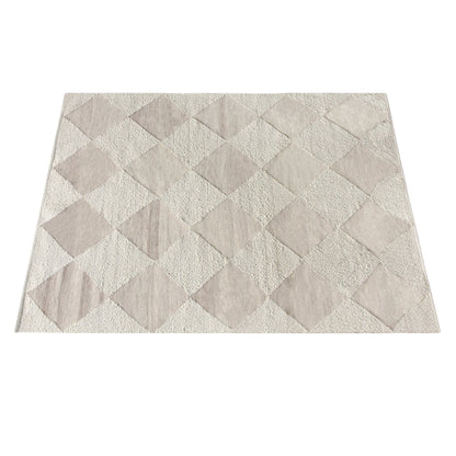 MOLOPO RUG - IVORY/BEIGE - WOOL/PET