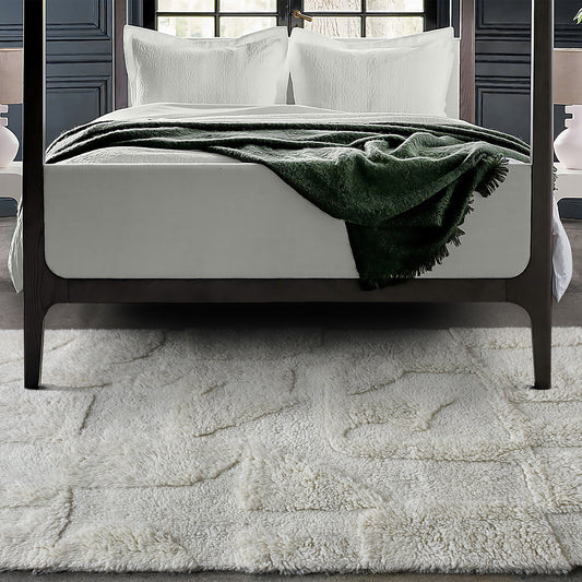 MONTLU RUG - NZ WOOL - TABLE TUFTED - IVORY
