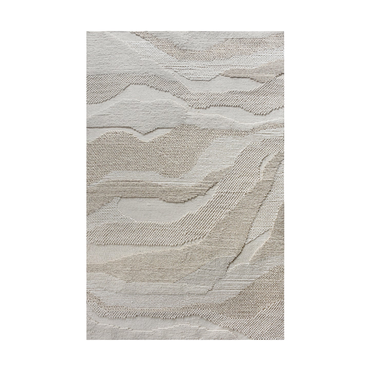 MOWSBURY RUG - WOOL - IVORY - HANDWOVEN