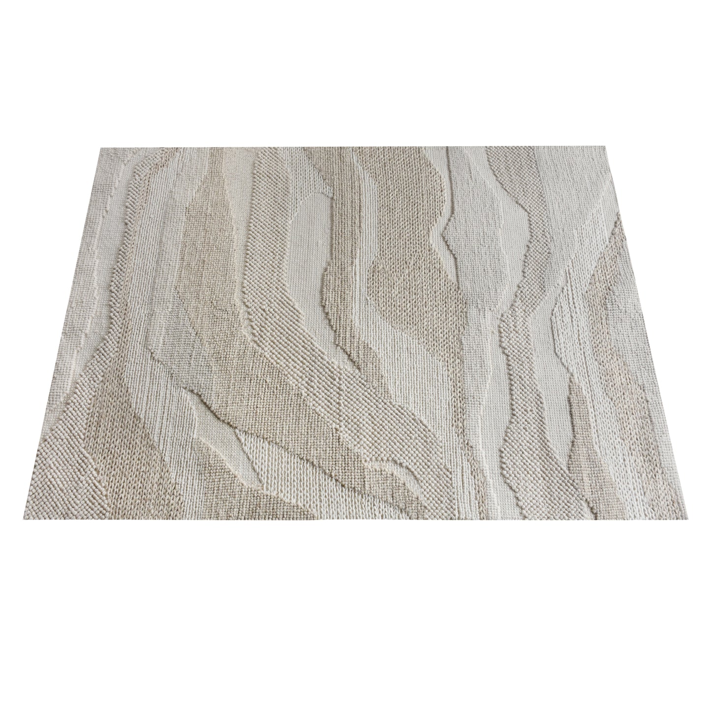 MOWSBURY RUG - WOOL - IVORY - HANDWOVEN