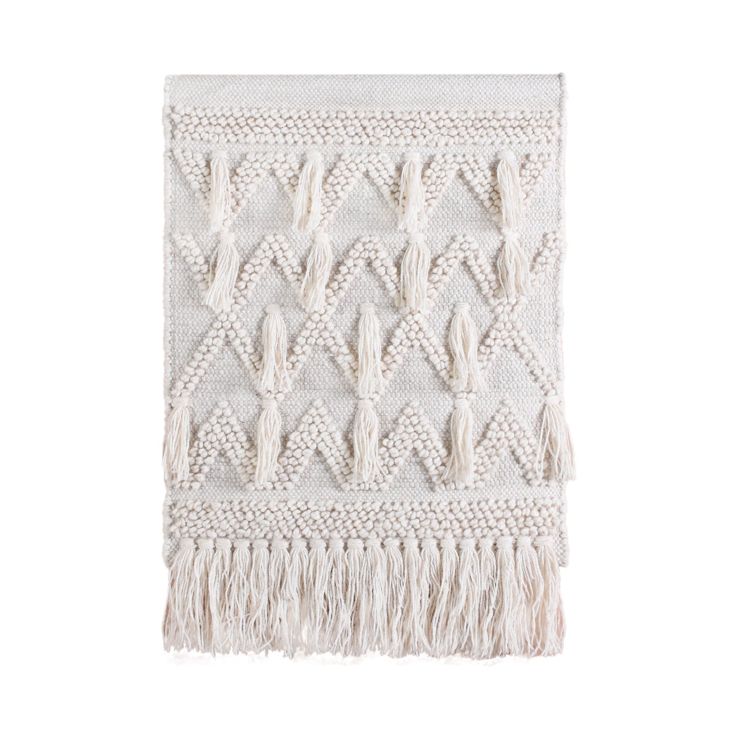 MURGENI WALL HANGING - IVORY - HAND WOVEN - WOOL