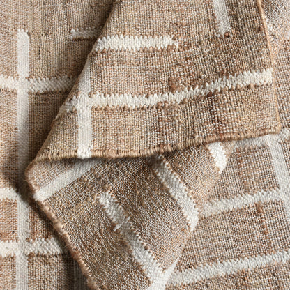 NACHEZ RUG - NATURAL/IVORY - JUTE/WOOL