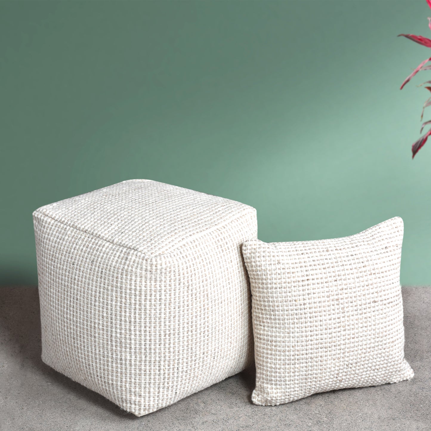 NAUTILUS POUF - WOOL
