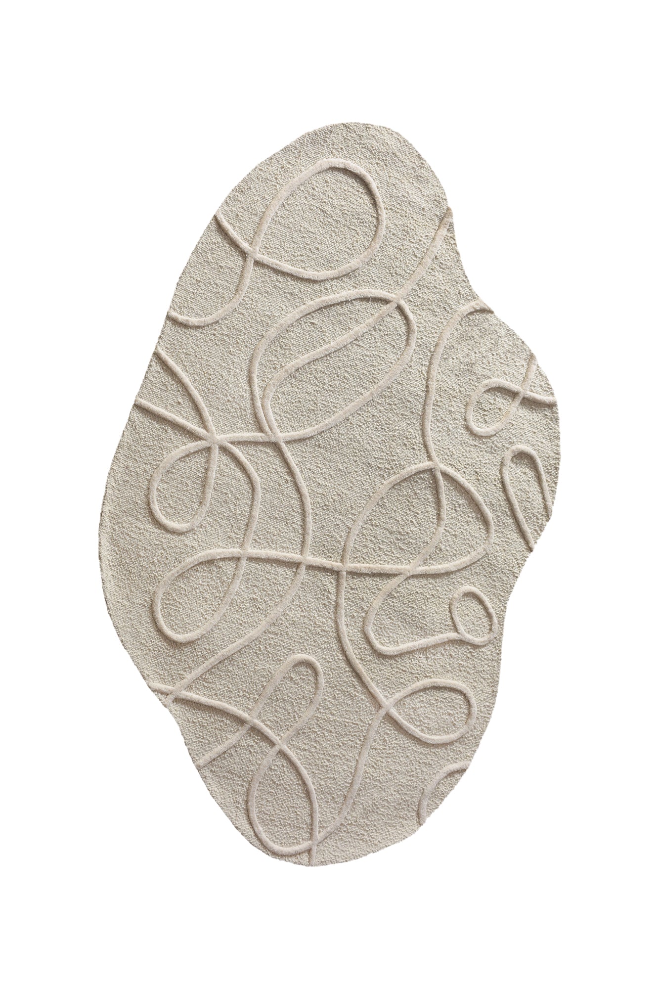 OAKERON RUG - IVORY - HAND TUFTED - WOOL