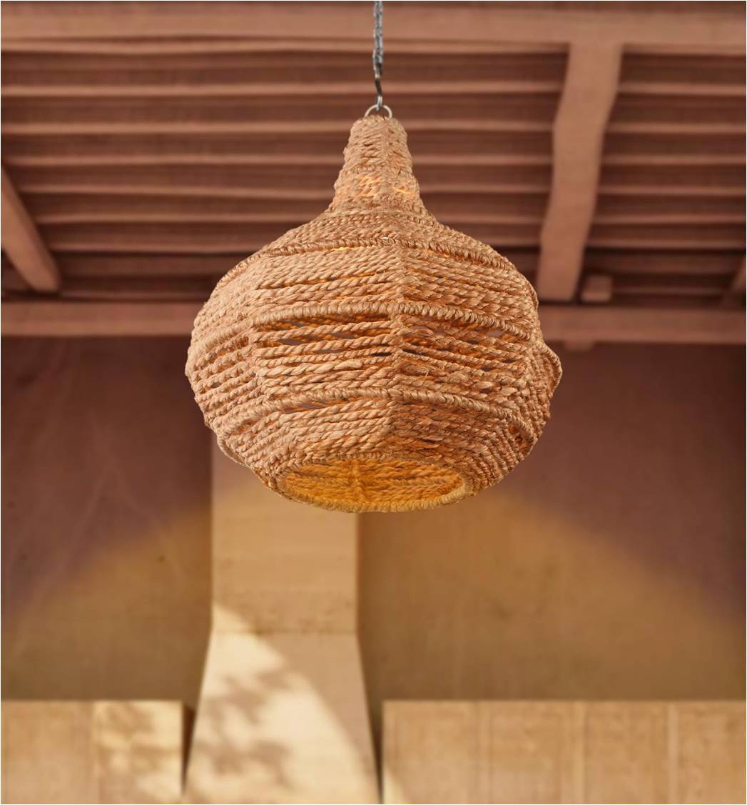 OGUOLA LAMP - NATURAL - HAND MADE - JUTE