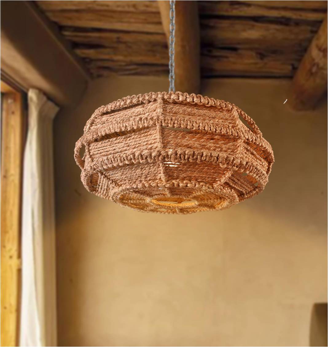 OJOMO LAMP - NATURAL - HAND MADE - JUTE