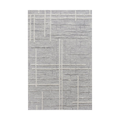 OMRA RUG - WOOL - BLUE/IVORY