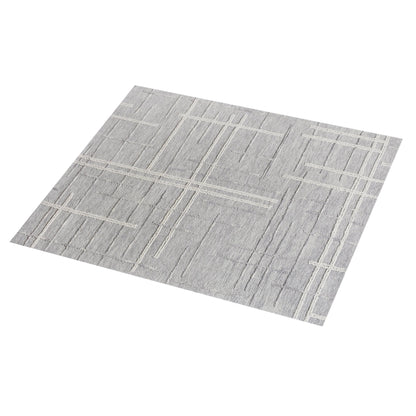 OMRA RUG - WOOL - BLUE/IVORY
