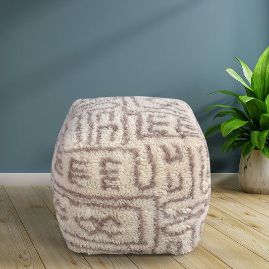 OTIRA POUF - NZ WOOL