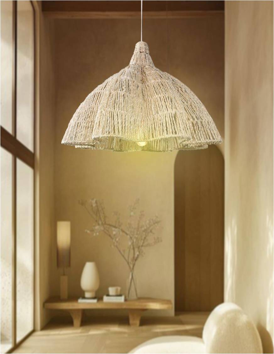 PANDAD LAMP - NATURAL - HAND MADE - JUTE