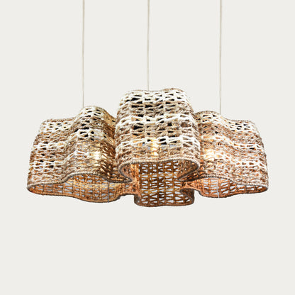 PARNELL LAMP - NATURAL/IVORY - HAND MADE - JUTE