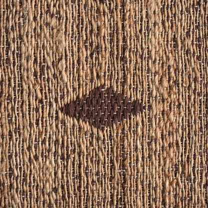 PEWTER RUG - NATURAL/BROWN - JUTE