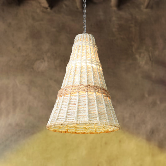 PIACATU LAMP - IVORY/NATURAL - HAND MADE - JUTE
