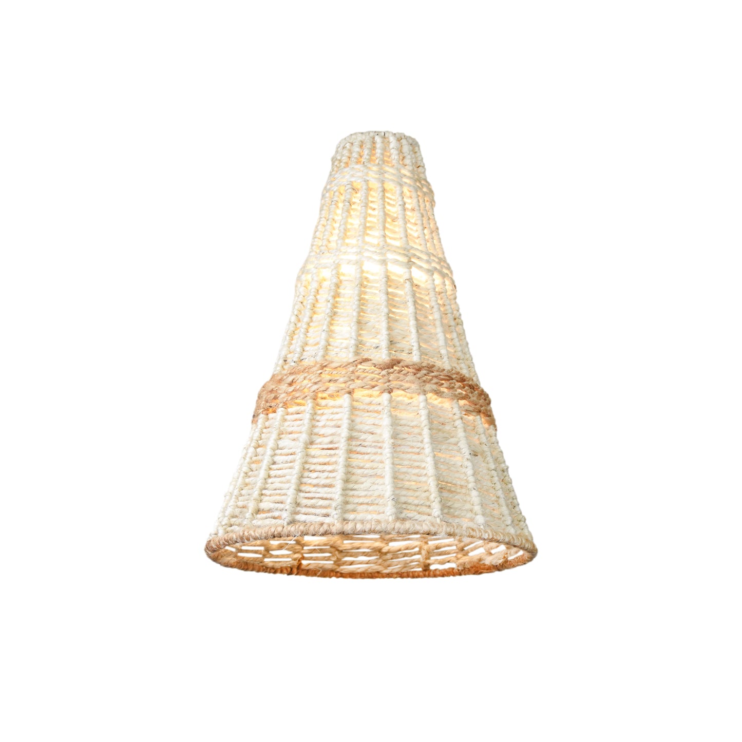 PIACATU LAMP - IVORY/NATURAL - HAND MADE - JUTE