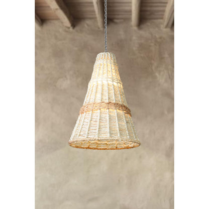 PIACATU LAMP - IVORY/NATURAL - HAND MADE - JUTE