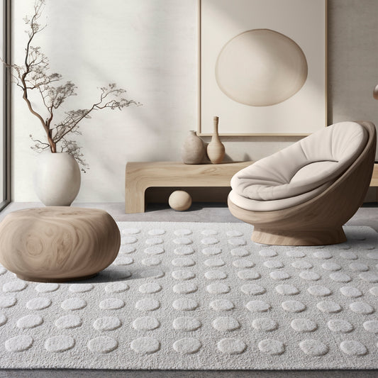 PIATA-II RUG - WOOL - HAND WOVEN/OVER TUFTED - IVORY