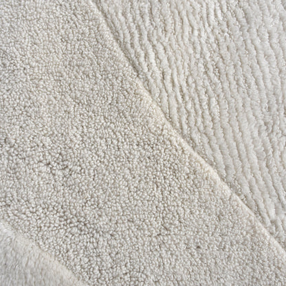 PIGOTT RUG - NZ WOOL - TABLE TUFTED - IVORY (BACKING)