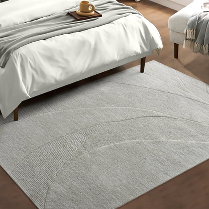 PIGOTT RUG - NZ WOOL - TABLE TUFTED - IVORY (BACKING)