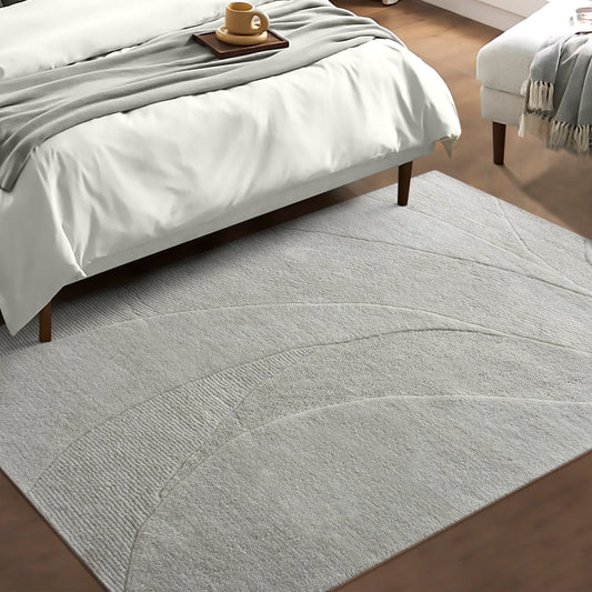 PIGOTT RUG - NZ WOOL - TABLE TUFTED - IVORY
