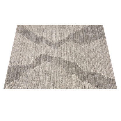 POKANA RUG - GREY/BEIGE - WOOL - HAND WOVEN, OVER TUFTED