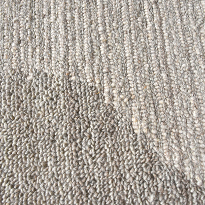 POKANA RUG - GREY/BEIGE - WOOL - HAND WOVEN, OVER TUFTED