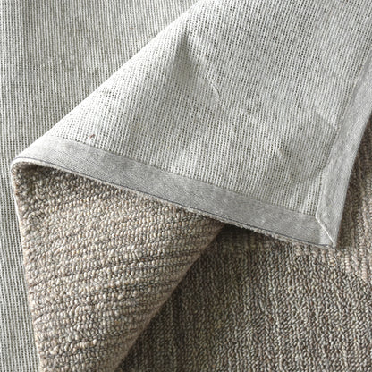 POKANA RUG - GREY/BEIGE - WOOL - HAND WOVEN, OVER TUFTED