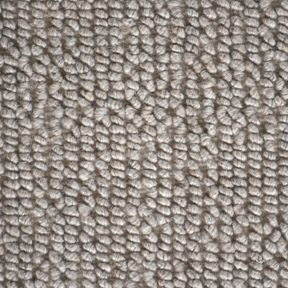 POPCORN WEAVE SOLID RUG - WOOL - GREY
