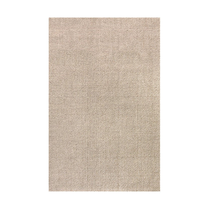 POPCORN WEAVE SOLID RUG - WOOL - LIGHT BEIGE