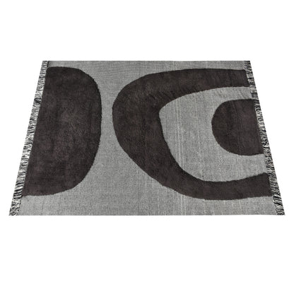 POWLETT RUG - IVORY/CHARCOAL - COTTON - TABLE TUFTED