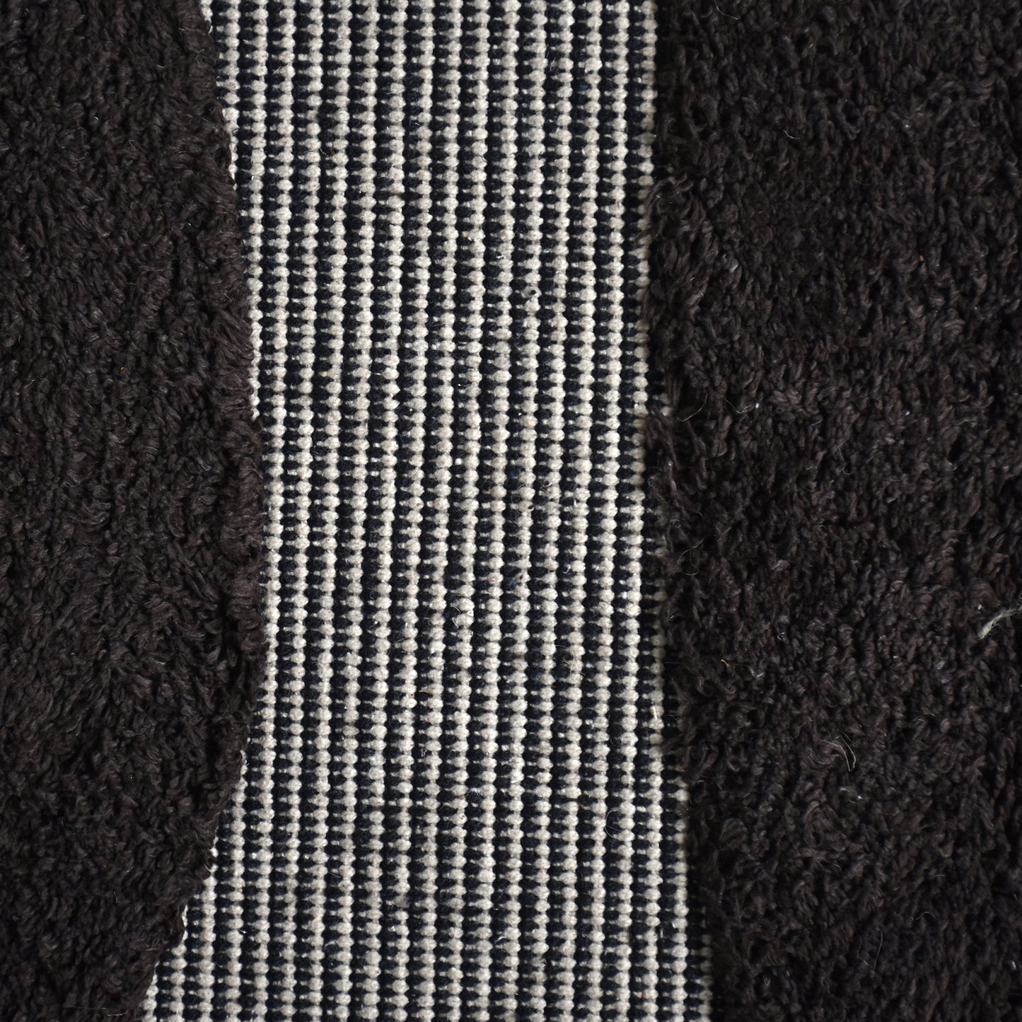 POWLETT RUG - IVORY/CHARCOAL - COTTON - TABLE TUFTED