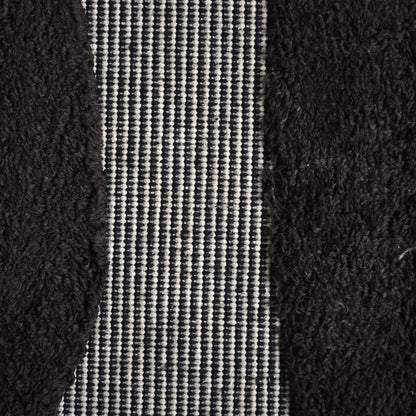 POWLETT RUG - IVORY/CHARCOAL - COTTON - TABLE TUFTED