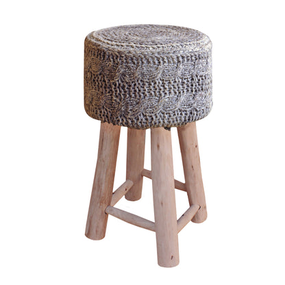 PLUTO BAR STOOL - WOOL