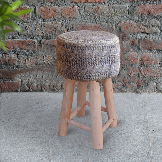 PLUTO BAR STOOL - WOOL