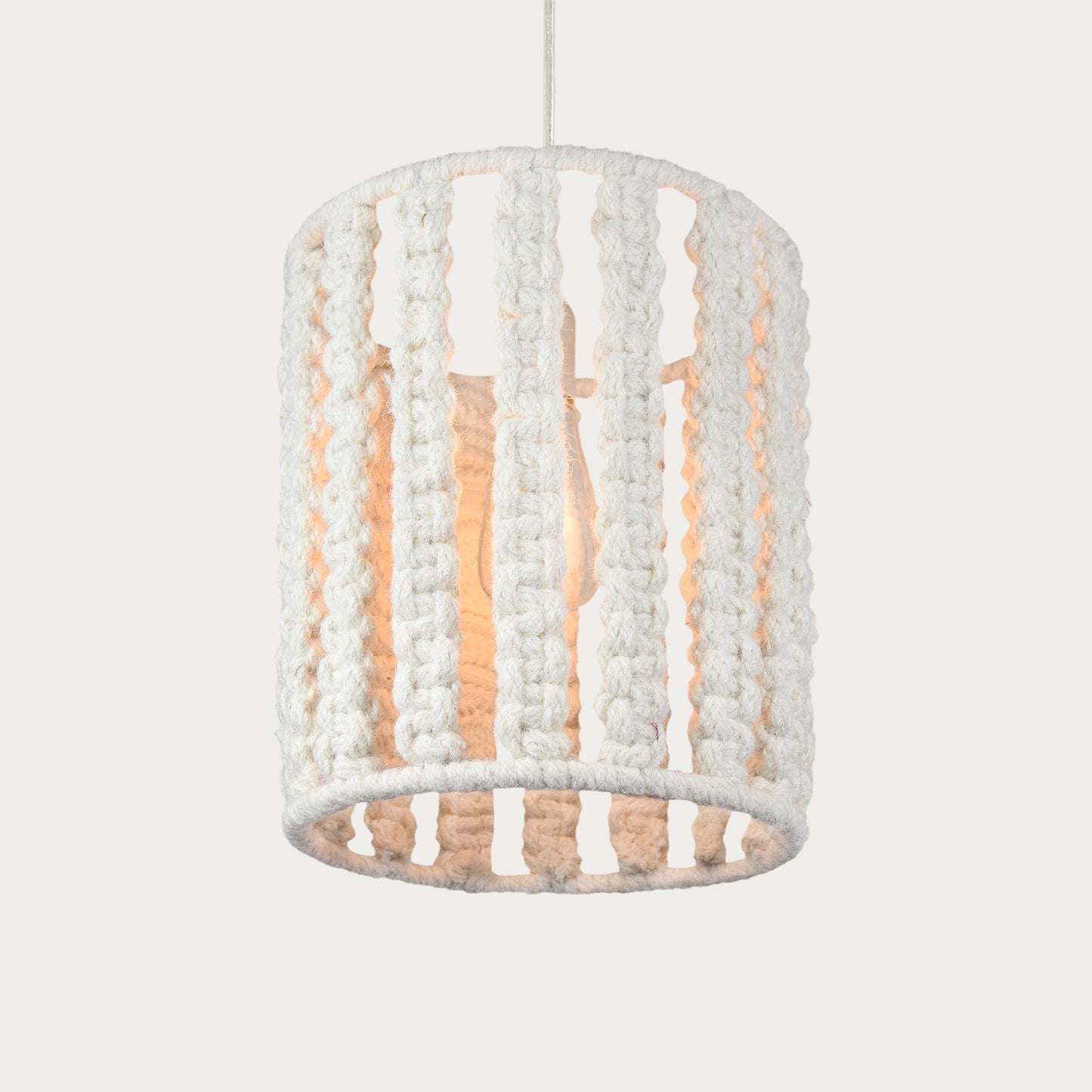 QUAY LAMP - IVORY - HAND MADE - WOOL DORI