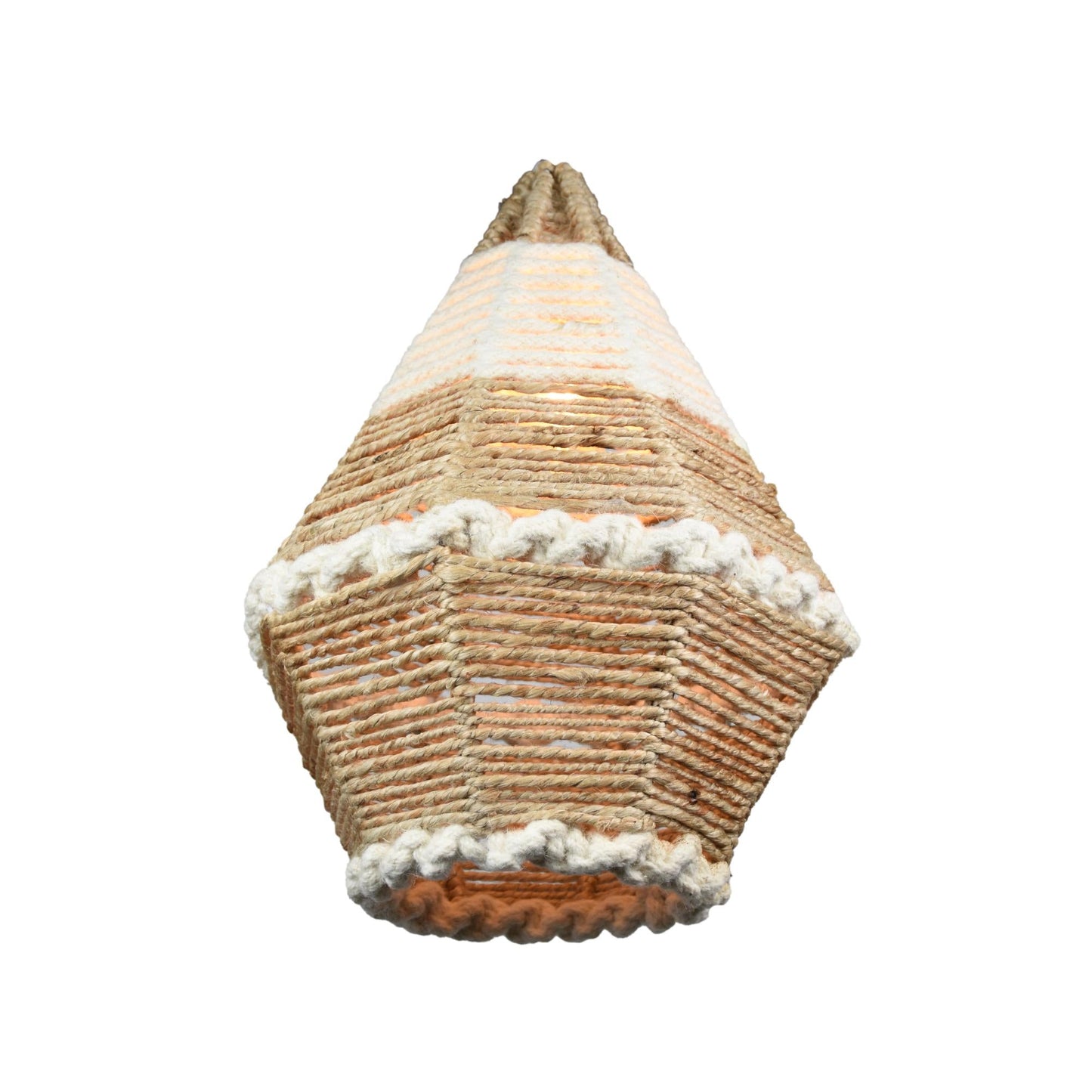 QUEIROZ LAMP - NATURAL/IVORY - HAND MADE - JUTE