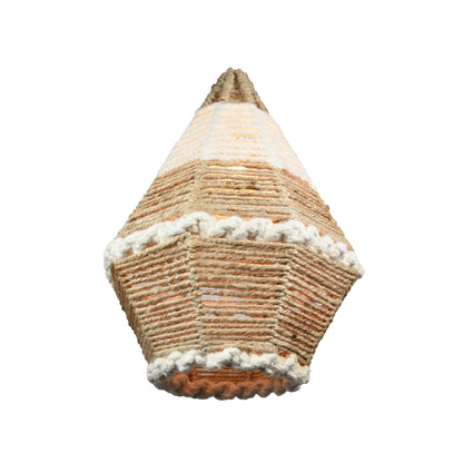 QUEIROZ LAMP - NATURAL/IVORY - HAND MADE - JUTE