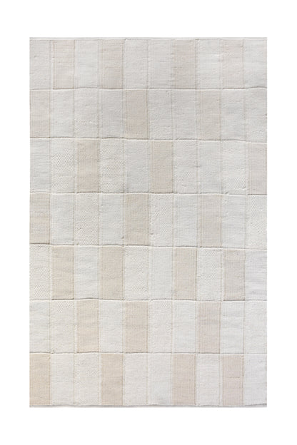 RABACCA RUG - IVORY - HAND WOVEN - WOOL