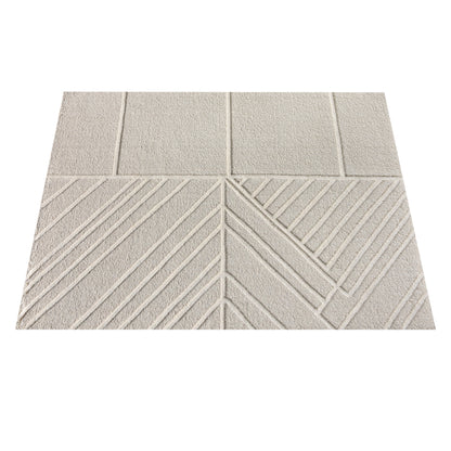 RADIKA RUG - WOOL - IVORY - HAND WOVEN, OVER TUFTED