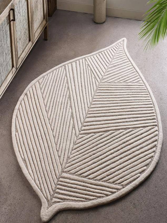 RANTAO RUG - IVORY/GREY - HAND TUFTED - WOOL