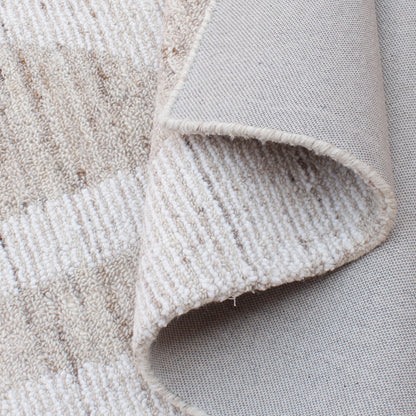 RASINA RUG - IVORY - WOOL - HAND WOVEN, OVER TUFTED