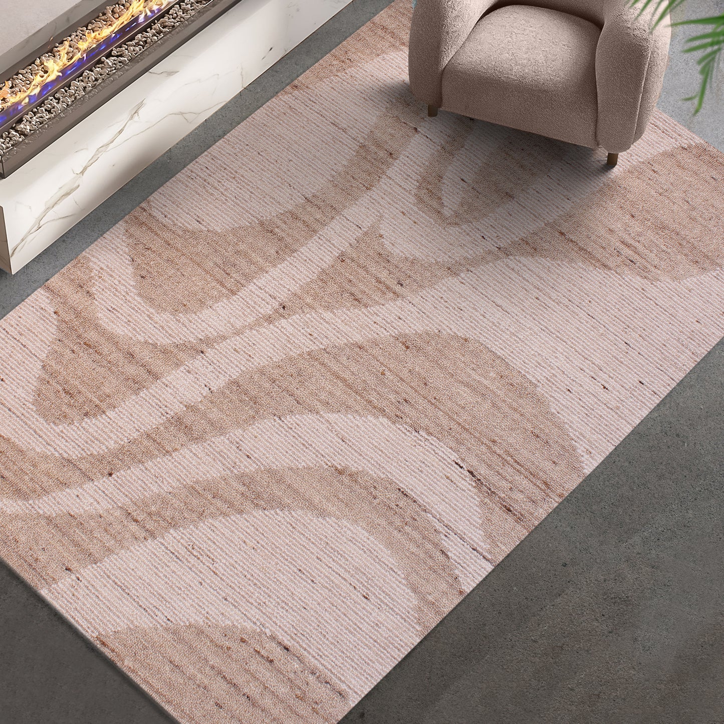 RASINA RUG - IVORY - WOOL - HAND WOVEN, OVER TUFTED
