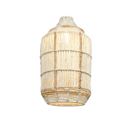 RINCO LAMP - NATURAL/IVORY - HAND MADE - JUTE