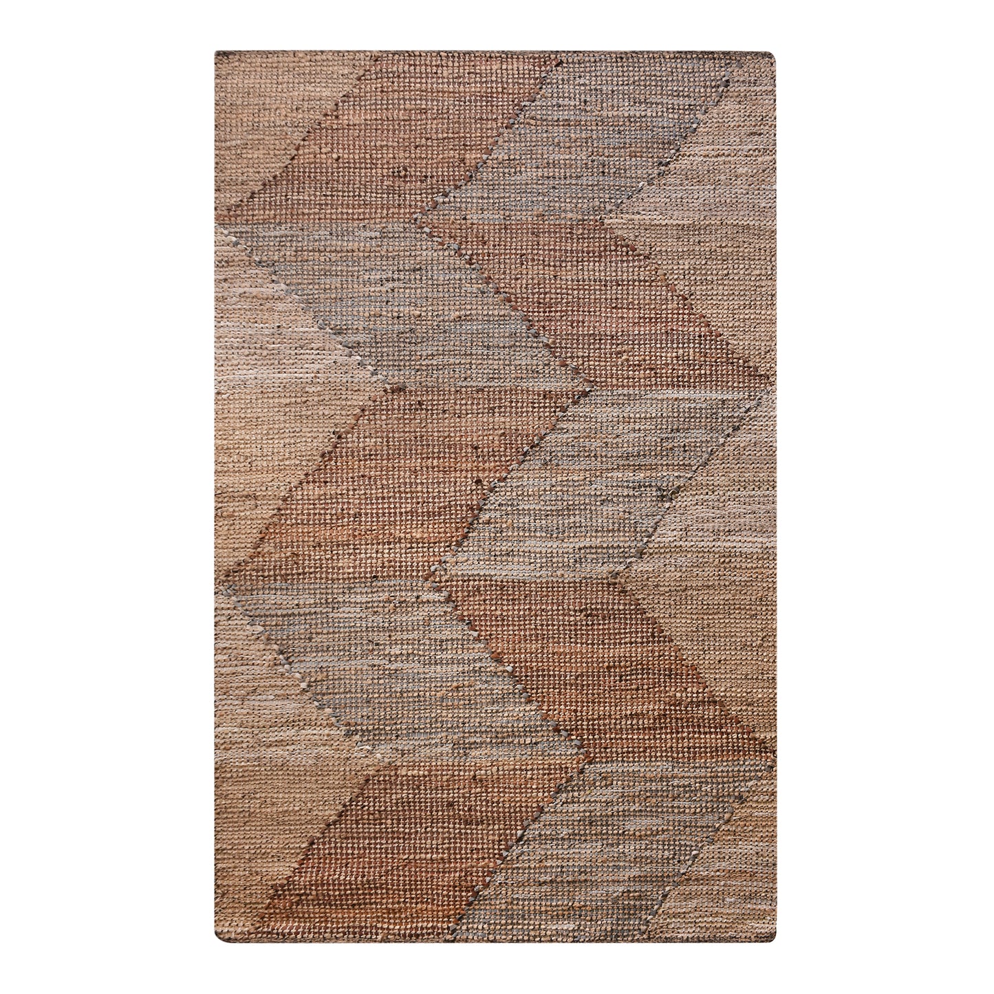 ROSENBERG RUG - JUTE/ LEATHER