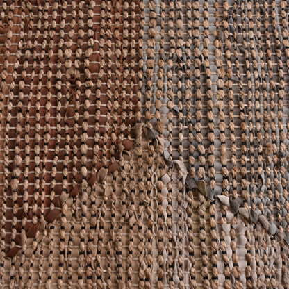 ROSENBERG RUG - JUTE/ LEATHER